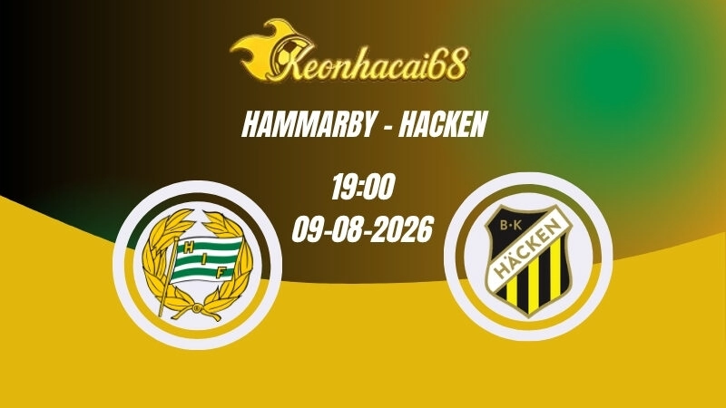 Soi kèo nhà cái Hammarby vs Hacken – 19h00 09/08/2026 | VĐQG Thụy Điển